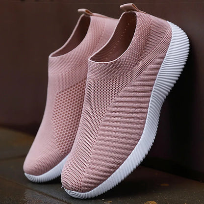 Women Shoes Breathable Flats Elastic Flat Shoes For Women Sneakers Zapatos Mujer Spring Summer Footwear Lightweight Sports Shoes