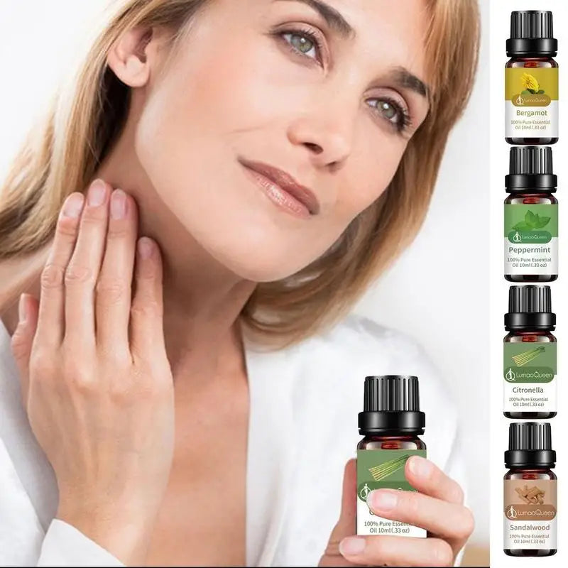 Organic Essential Oil Aromatherapy Essential Oils Bergamot Sandalwood Lemongrass Peppermint Essential Oil For Diffusers Sleep